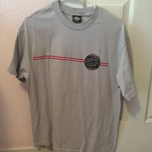 Gray short sleeve shirt
